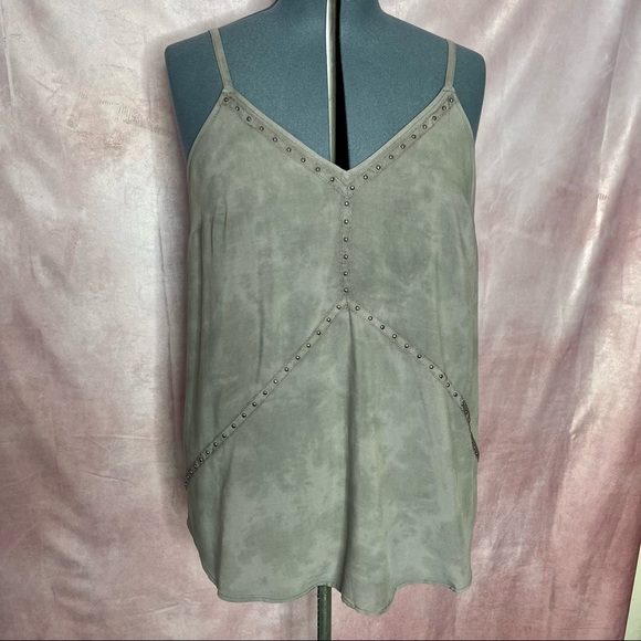 Torrid Studded Swing Cami Challis Dark Grey NWT - Picture 2 of 16